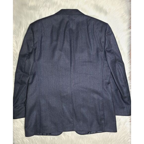 Vintage 2pc Burberrys Grey Wool Suit Jacket & Trouser Set - Picture 5 of 16